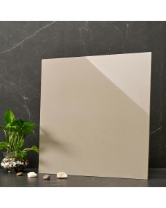 24x24 Element Latte Polished   A modern and elegant porcelain tile in a neutral beige color with a matte polish and precise edges