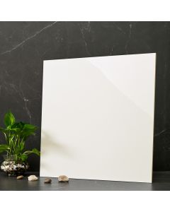 24x24 Element White Polished Porcelain Tile